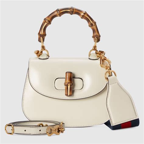 gucci monogram bamboo bullet satchel|Gucci Bamboo 1947 small top handle bag .